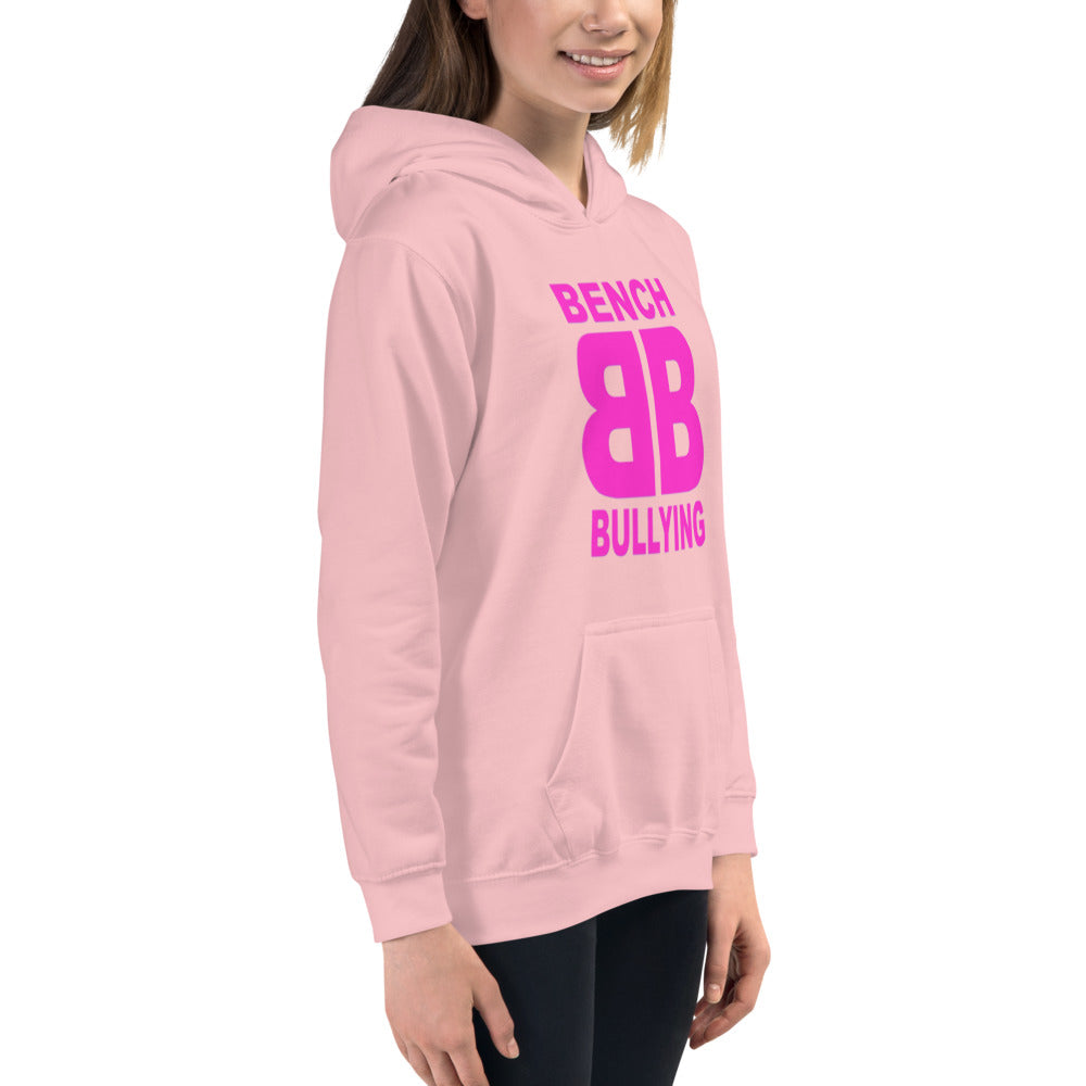 BB Signature Pink Logo Kids Hoodie