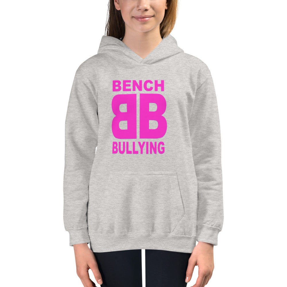 BB Signature Pink Logo Kids Hoodie